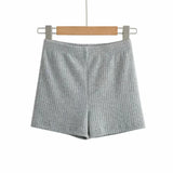 Zingj New INS Summer High Waist Stretch Tight Hip Shorts Women's Leisure Hot Pants Slim Sports