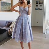Women Off Shoulder Chest Wrap Waisted Mini Dress Fashion Backless Sleeveless Lace A-Line Dress Sweet Sexy Banquet Party Dresses 211-0-Outfit
