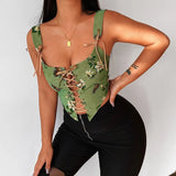 Jacquard Waist Vest 2023 Spring New Retro Style Broken Flower Embroidery