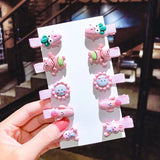 New Girls Cute Cartoon Ice Cream Unicorn Hair Clips Kids Lovely Hairpins Headband Barrettes Fashion Hair