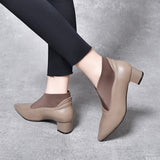 Zingj High Heels Women's Shoes 2023 Autumn And Winter New Deep-Mouth Single Shoes Minority Personality Loose