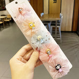 New Cute Colorful Bow Hair Clips For Girls Sweet Headband Hair Ornament Barrettes Hairpin Kids Fashion Hair