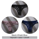 Sexy Women's Panties Cotton Brazilian Underwear Women V Waist Women's Thong Female Underpants Intimate Lingerie