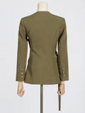 Zingj Wind Suit Female 2024 Autumn New Comfortable Leisure Temperament Versatile V-Neck Belt Small Suit Jacket