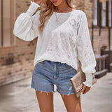 Fashion Autumn And Winter New Women's Casual Solid Color Round Collar Long Sleeve Splicing Jacket
