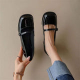 Coarse French-Style High-Heeled Shoes Women's Spring And Autumn New Hepburn Style Niche Temperament Mary Precious