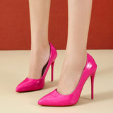 Zingj Shoes Women 2023 New Women's Shoes Autumn Pointed Shallow High Heels Women's Plus Size Work Shoes Women- Outfit