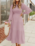 Summer Pleated Dress Women Long Party Dress Ladies Flying Sleeve Fashion Casual A Line Dress For
