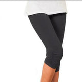Pants Workout Plus Size Pants Cotton Elastic Waist Casual Solid Spring Summer Pants Stretch Pants