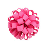 3inch New Design Beauty Grosgrain Ribbon Flower With Elastic Rope Floral Hair Bands Kids Accessories