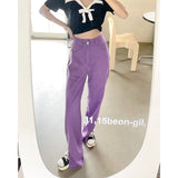 Streetwear Women Jeans Pink Y2K Korean Fashion 2022 Harajuku Low Waist Denim Pants Women Loose Trousers Female