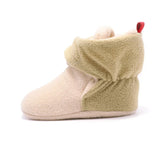 Unisex Baby Newborn Coral Fleece Bootie Winter Warm Infant Toddler Crib Shoes Girls Boys Floor First Walkers