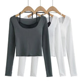 Zingj Trendy Ladies' Hot Girl Style Low-Necked Bottomed Shirt In Summer, A New Color Halter Halter Top With Two