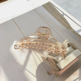Quality Acetate Leopard Hair Claws Large Barrette Crab Claw Clip Bath Clip Ponytail Clip For Women Girls Hair