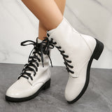 Zingj Boots Female Autumn Winter New British Short Tube Women's Boots Casual Joker Boots College European Goods Money Fashion Thin