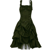 5XL Women Victorian Gothic Dress Vestidos Retro Lolita Palace Court Princess Halloween Punk Cosplay Long