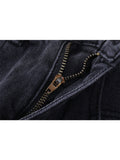 Summer Women's High Waist Denim Shorts Casual Loose Ladies Plus Size Streetwear Fashion Button Wide Leg Short Jeans