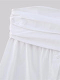 White Off Shoulder Tops For Women Stretch Corset Top Female Backless Sexy Tops Woman Fashion Sleeveless Bustier Top