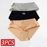 Seamless Silk Panties Women Underwear Sexy Female Underpants Briefs Woman Lingerie Underwear Ice Silk