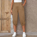 Summer Fashion Casual Cropped Trousers With
