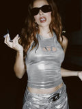 Silver Halter Neck