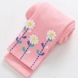 Girls Leggings Cotton Trousers Fille Kids Pants Girls Pants Skinny Print Cartoon Pattern Children Leggings