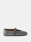 Drill Large-Size Water Drill Rivet Single Shoes Full Of Diamond Belt Buckle Round Head Flat Floor Comfortable Fashion Women's Singles