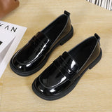 Zingj Jane Shoes Women 2024 Spring And Autumn New British Wind A Foot Pedal Small Leather Shoes Women With Retro Single Shoes Women-Outfit