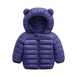 Toddler Boys Jackets Autumn Winter Long Sleeve Hooded Character Pattern Children Outerwear Coats Kids