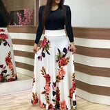 Summer Boho Maxi Dress Women Long Floral Oversized Dress Ladies Sundress Elegant Party Flower Dress For Women Robe