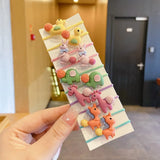 Children Cute Cartoon Fruit Elastic Hair Bands Girls Baby Lovely Rubber Bands Ponytail Holder Kids Hair