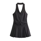 New With Cushioned Shoulder Squins Embellion Slimming Mini