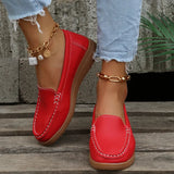 Zingj Doudou Shoes For Women In Summer 2023 Round Head Flat-Bottomed Simple Casual Mother