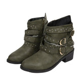 Zippered Martin Boots Women Fall 2025 New Punk Rincley Casual Boots