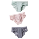 Women Panties Sexy Lace Panties Seamless Low-waist Panties Woman Thong Transparent Hollow Out Underwear Female