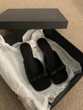 Thin High Heel Slippers Bow Sandals Women 2025 New Summer Wearing Toe Toe Heightening Muller Shoes