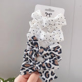 2021 New Leopard Print Hair Clips For Cute Girls BB Boutique Hairpins Bowknot Barrettes Headwear Kids Hair