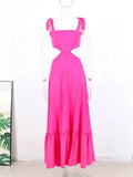Womens Dresses Summer Sexy Tank Top Woman Clothing Beach Dress Robe Casual Elegant And Pretty Women's Dresses Rose