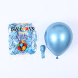5/10/12inch Glossy Metal Pearl Latex Balloons Thick Chrome Metallic Colors helium Air Balls Globos Birthday Party
