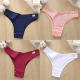 Cotton Panties Women's Panties FINETOO Sexy Female Underpants Low Waist Underwear Women Pantys Lingerie