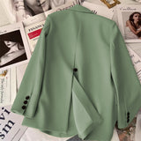 Blazer Woman 2025 New Spring And Autumn Temperament Black Korean Feeling Fried Street Small Man This Year Popular