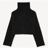 Black High Neck Knitted Sweater- Outfit
