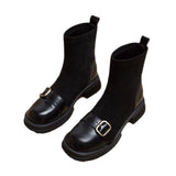 Thin Skinny Boots Brown Stockings Boots Women 2025 Autumn And Winter Yangqi Leg Long Short Boots Small Ankle