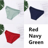 Cotton Panties Underwear Solid Women Sexy Lace Underpants Soft Briefs Set Female Intimates Plus Size Lingerie Panty