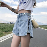 Fashion Summer Mini Casual High Waist Sexy Women's Jeans Short Pants Denim Shorts Distressed Hot Vintage Aesthetic