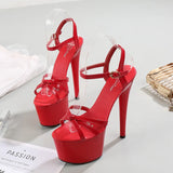 Zingj Leather Sandals Special High Heels Heel Sexy Black Waterproof Platform Hate Day Superb High Slippers Female