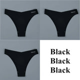 Panties Silk Soft Intimates Underwear For Women Seamless Low-waist Panties Women Sexy Lingerie Briefs Underpants