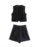 2022 Woman Shorts Green Shorts Sets High Wasit Women's Black Shorts Fashion Linen Casual Bermuda Short Pants