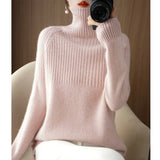 Zingj Sweater Bottom Shirt Women With Qiu Dong New Head Loose Half Draw A Rotator Sleeve Sweater Women's Jacket-Outfit