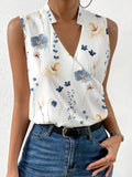 Summer Printed Shirt French Style Design